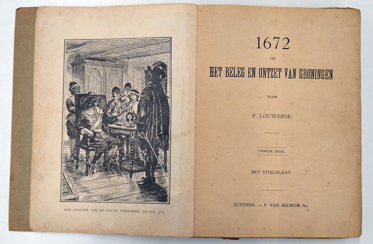 Ill. 21: Titelblad van het jongensboek van Piet Louwerse, met titelprent door Jan Wiegman. UB Groningen, ’EP’EP G 1089