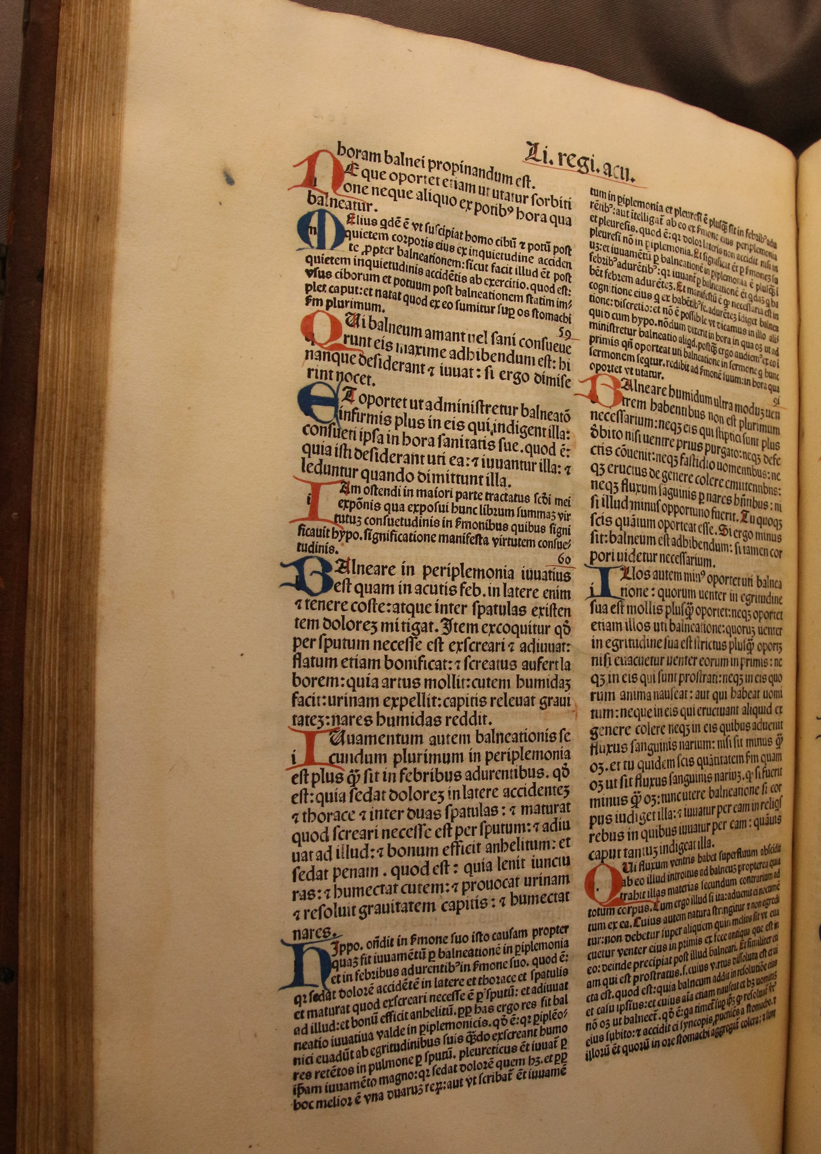Ill. 1: Articella, een verzameling medische werken gedrukt door Baptista de Tortis in Venetie in 1487 Ill. 1: Articella, a collection of medical works printed by Baptista de Tortis in Venice in 1487