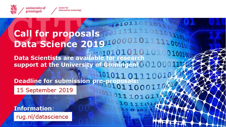 Call for proposals Data Science 2019